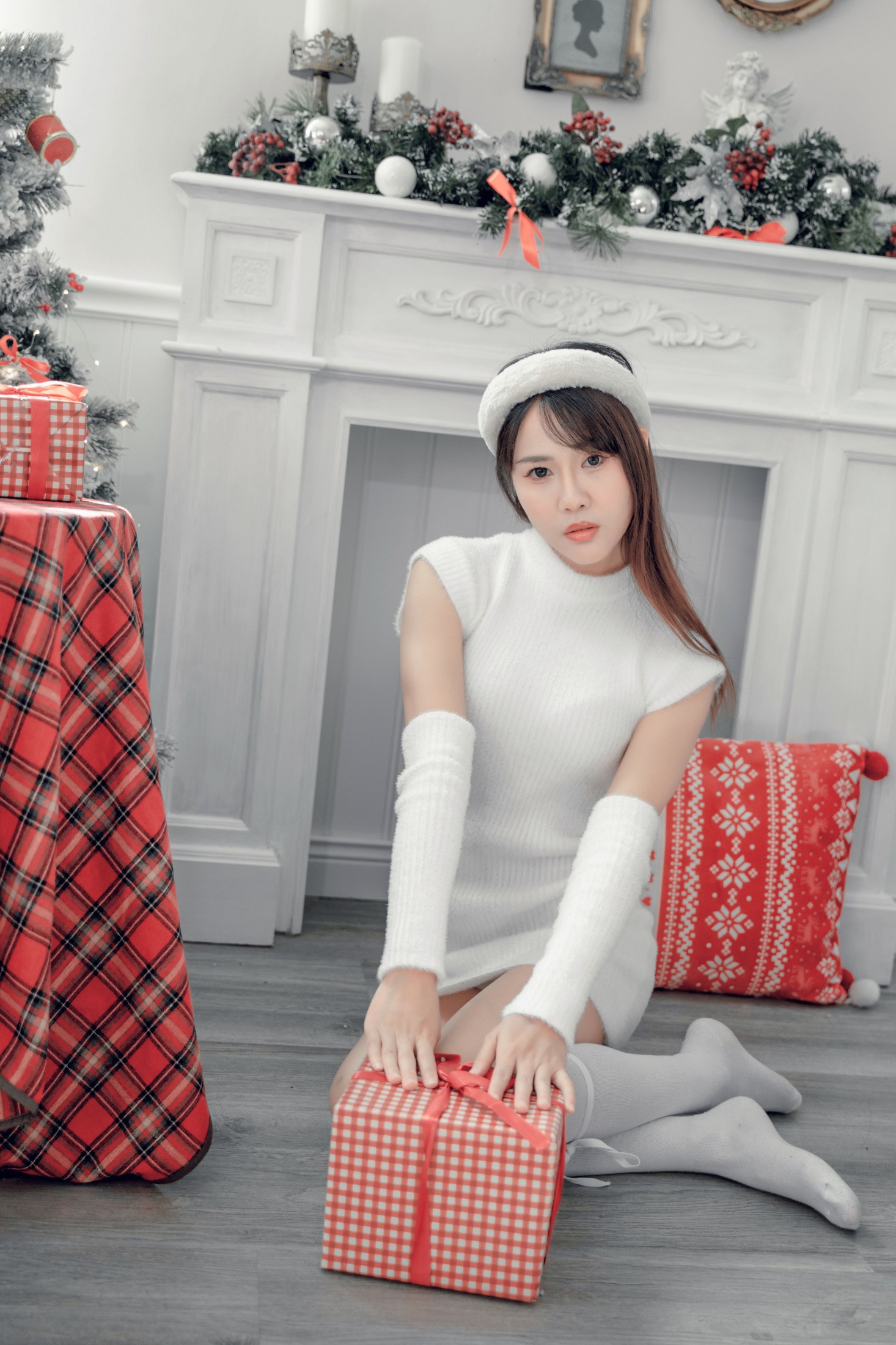 lin – 《圣诞少女》[42P]-图云谷