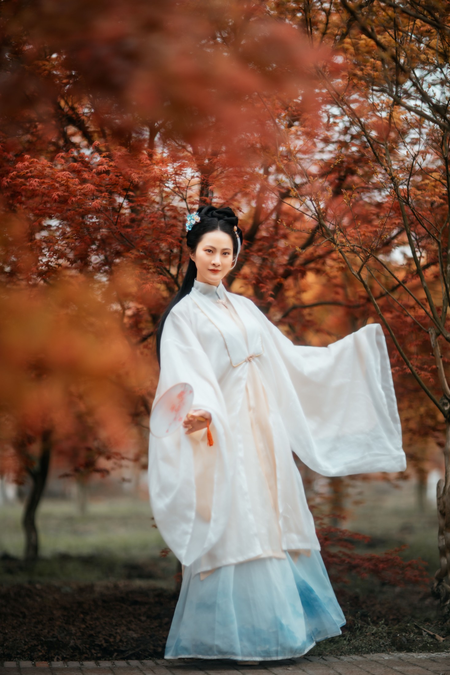 梅梅 – 《人间三月天》[23P]-图云谷