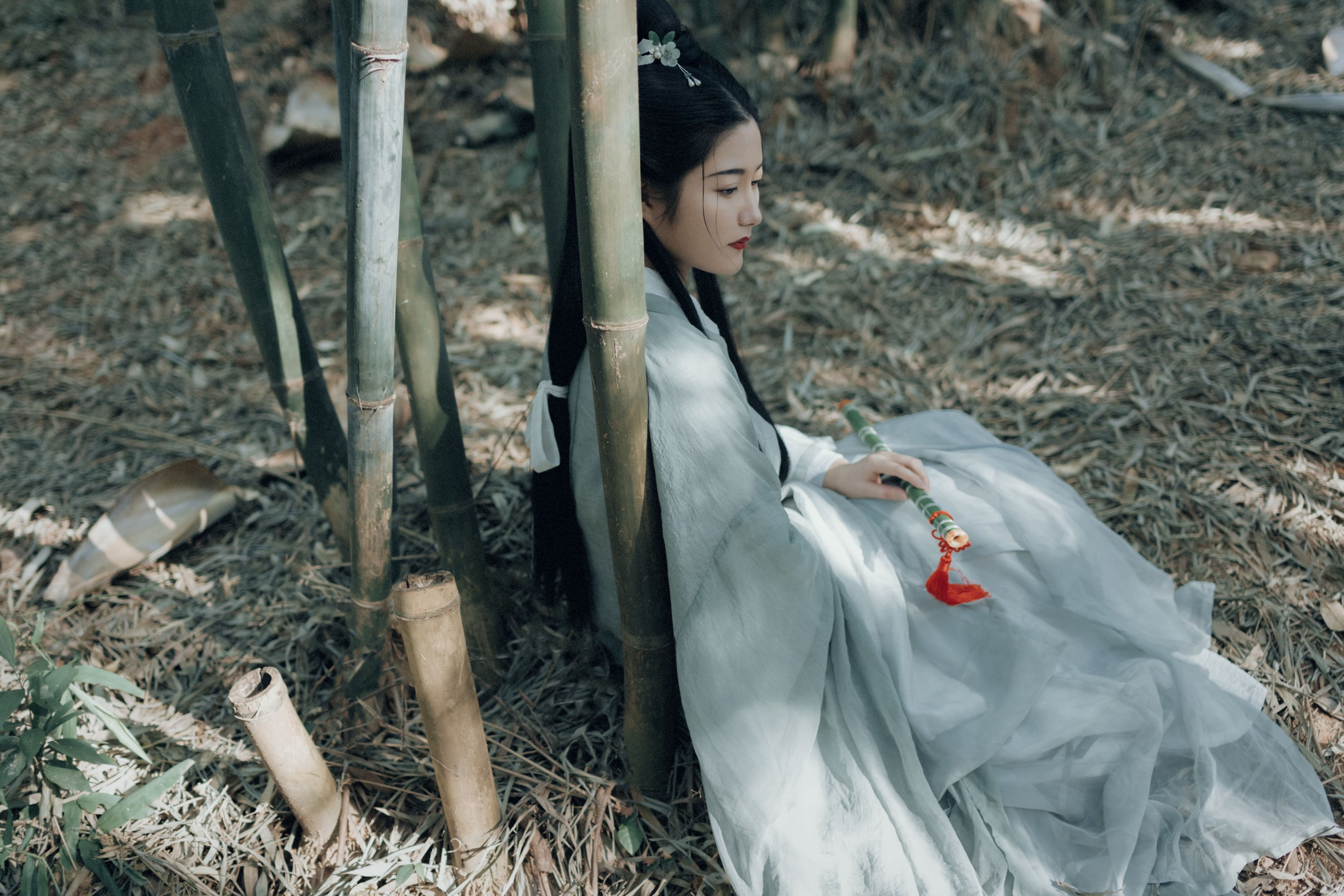梦南 – 《竹间影》[22P]-图云谷